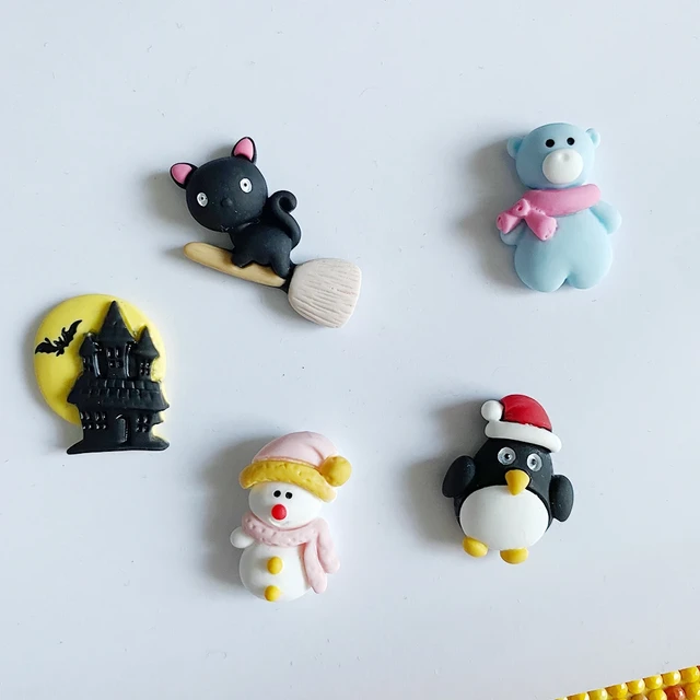 Cartoon Cover Minders for Diamond Painting Cat Bear Snowman Cover Holder  Magnet